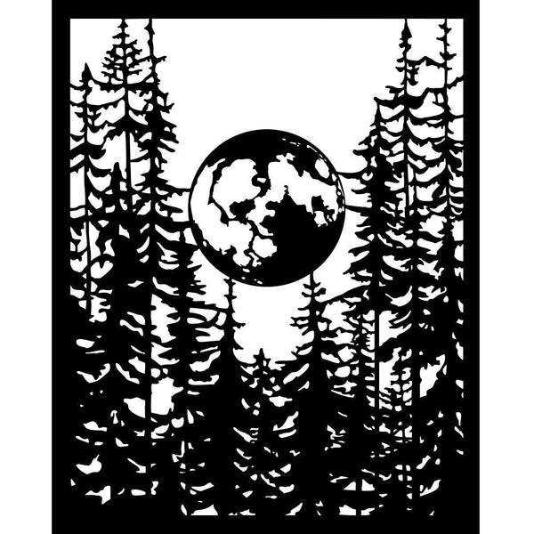 Moon in the Forest 8x10 Stencil | Herbarium Silvae