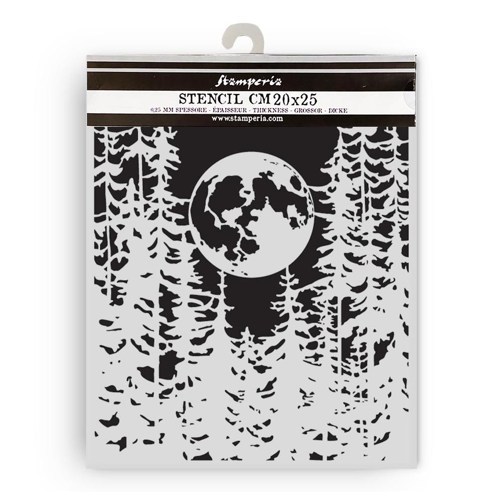 Moon in the Forest 8x10 Stencil | Herbarium Silvae