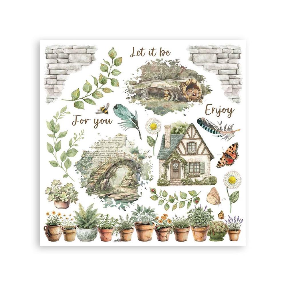 Herbarium Silvae 6x6 6pg Rub-on Kit