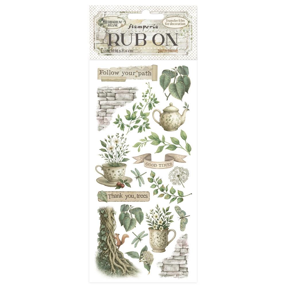 Herbarium Silvae 4x8.5 Rub-on Transfers