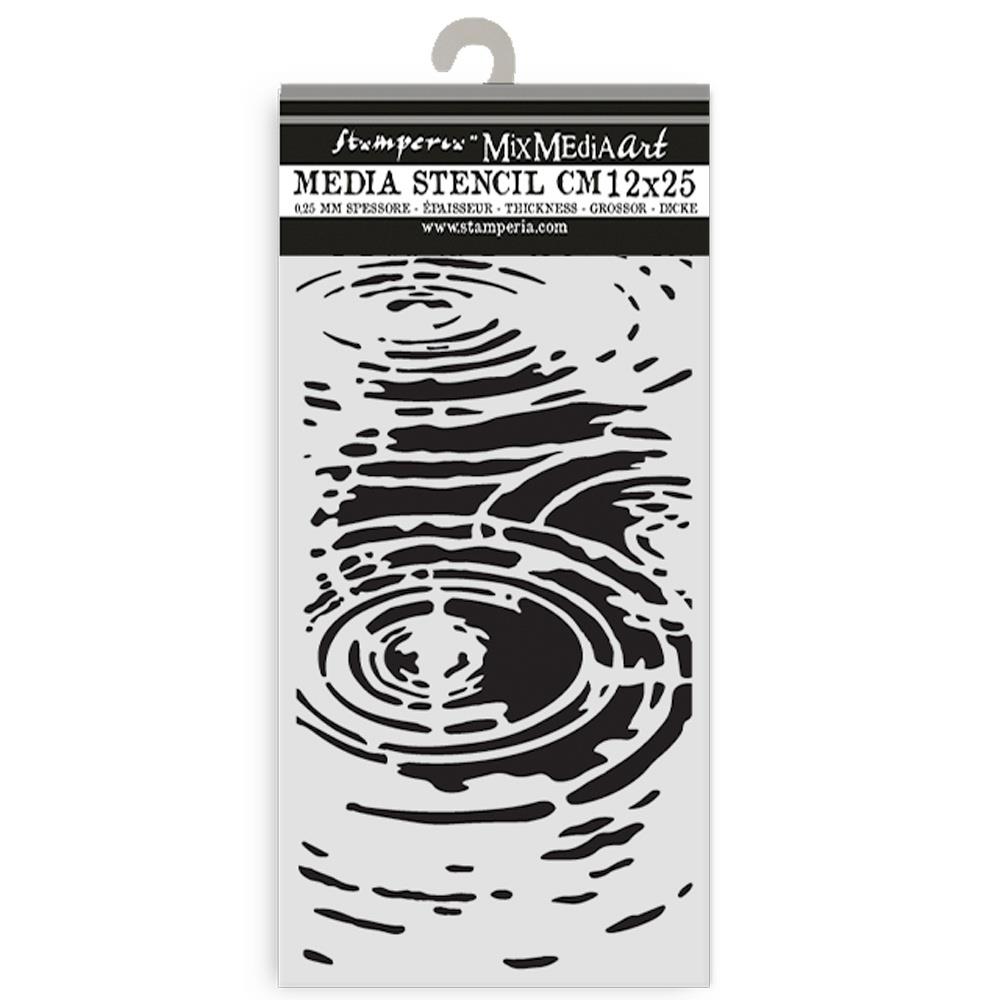 Water Ripple 5x9 Slimline Stencil | Herbarium Silvae