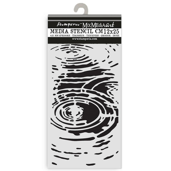Water Ripple 5x9 Slimline Stencil | Herbarium Silvae