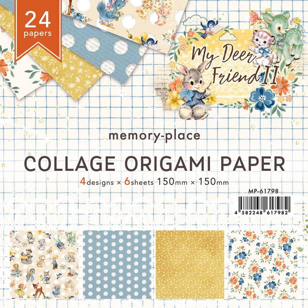 {coming soon!} My Deer Friends 2 6x6 Origami & Collage Papers