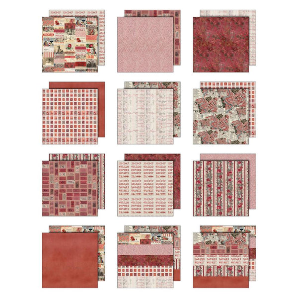 {coming soon!} Palette Collection: Red | 8x8 Double-Sided Cardstock Paper Pack | idea-ology