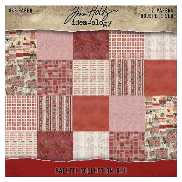 {coming soon!} Palette Collection: Red | 8x8 Double-Sided Cardstock Paper Pack | idea-ology