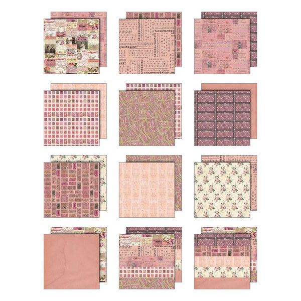 {coming soon!} Tim Holtz idea-ology 8x8 Palette Collection Paper Pack Bundle {Warm Colors}