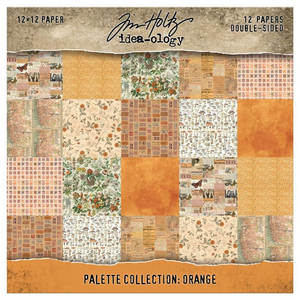 {coming soon!}  Palette Collection: Orange | 12x12 Double-Sided Cardstock Paper Pack | idea-ology