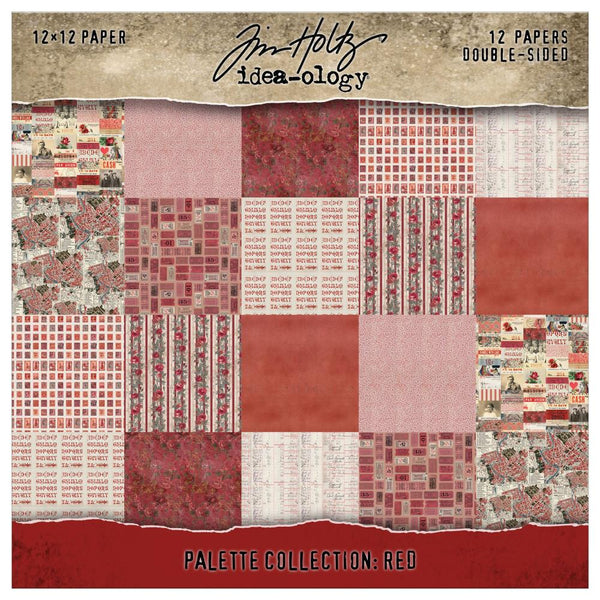 {coming soon!} Palette Collection: Red | 12x12 Double-Sided Cardstock Paper Pack | idea-ology