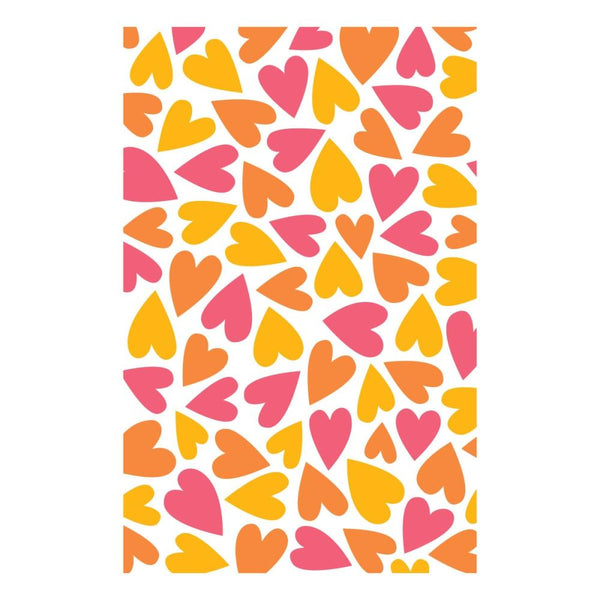 Layered Puffy Hearts Stencil | Simon Hurley