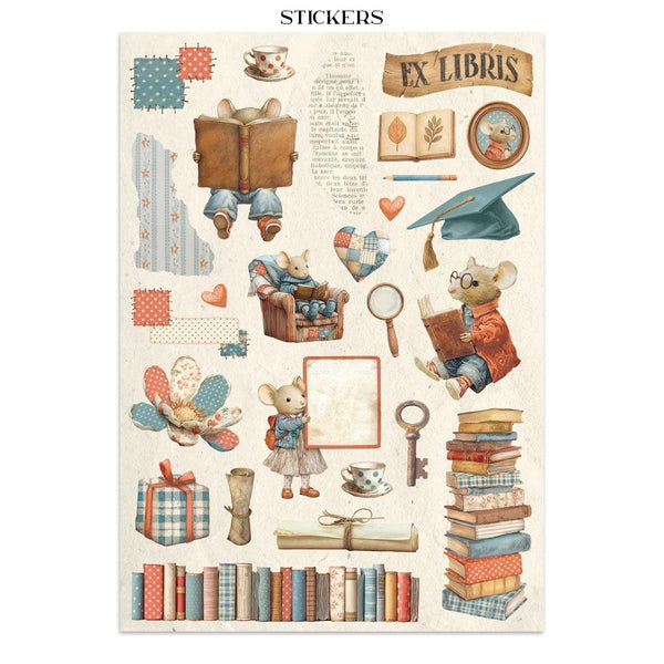 Family Junk Journal Book | Backgrounds, Stickers, and Cut-outs