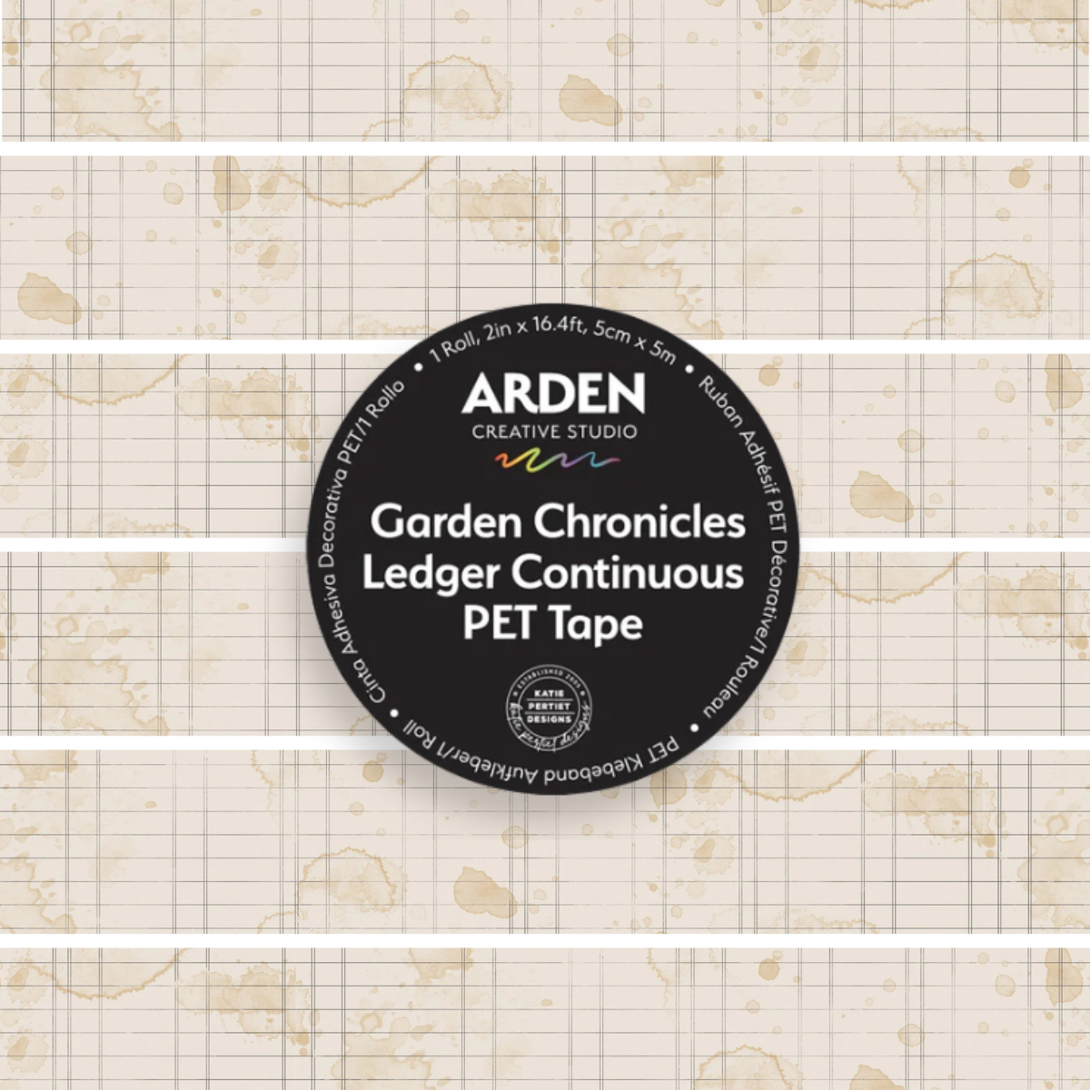 Garden Chronicles Ledger Continuous pet Tape