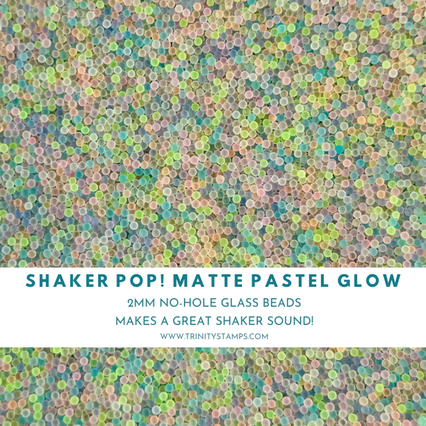 Matte Pastel Glow Shaker Pop! Embellishments