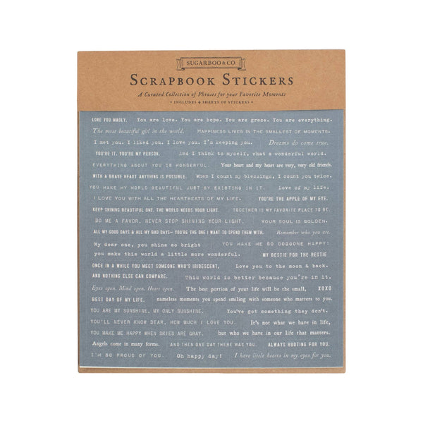 Sentiment Stickers 4pk