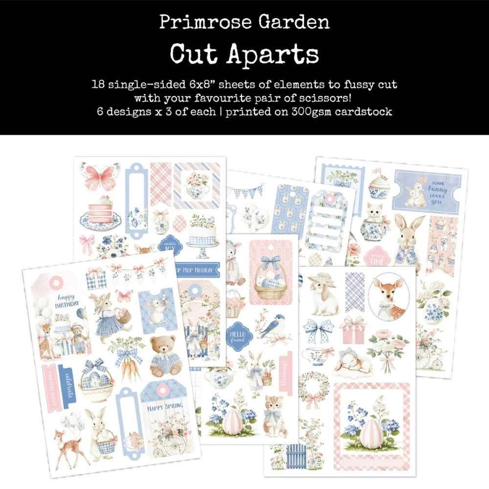 Primrose Garden Easter 6x8 Cut-Aparts
