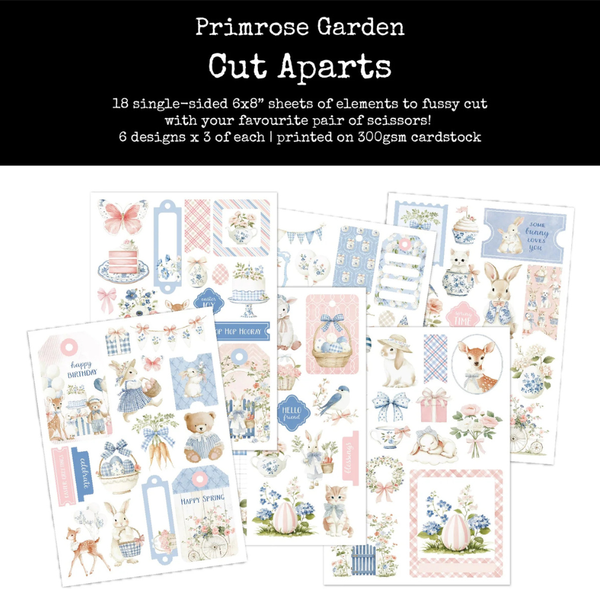 Primrose Garden Easter 6x8 Cut-Aparts