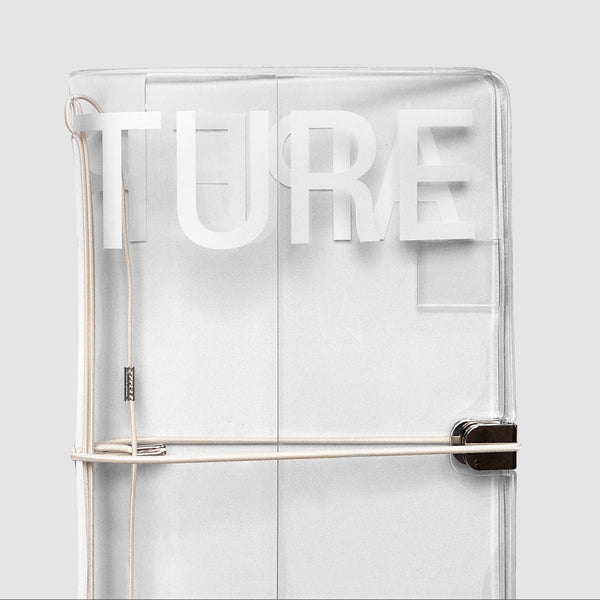 {coming soon!} Aperture Clear Vinyl Travel Notebook Cover
