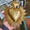 Flaming Sacred Heart 8" Gold Box