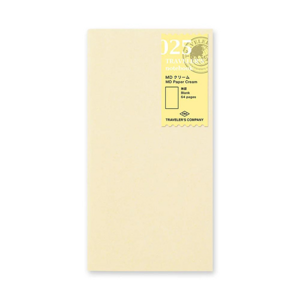 025 MD Paper Cream | Traveler's Notebook Refills {Regular Size}