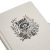 Radiant Raccoon A5 Lined Hardcover Notebook