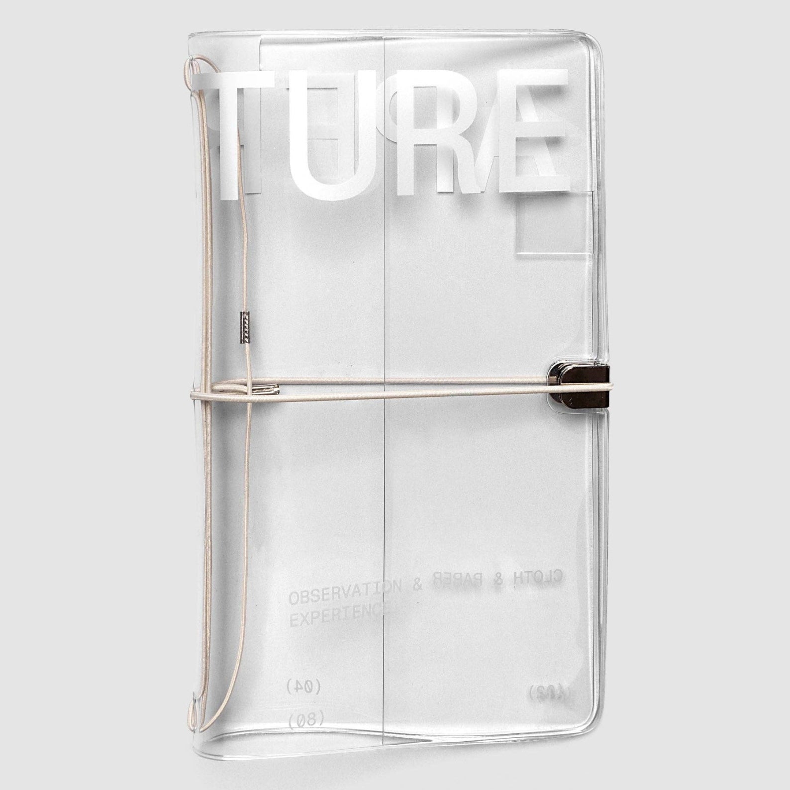 {coming soon!} Aperture Clear Vinyl Travel Notebook Cover