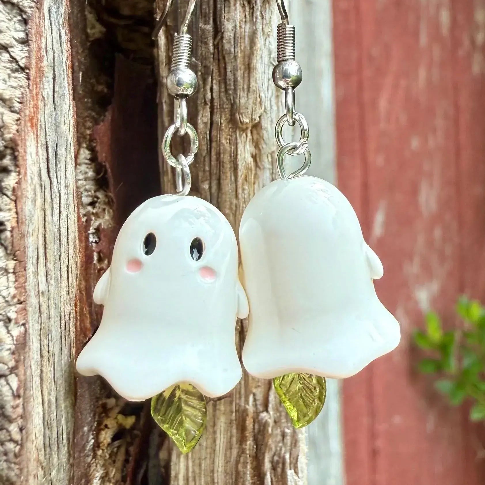 Ghostly Bellflower Fairycore Earrings