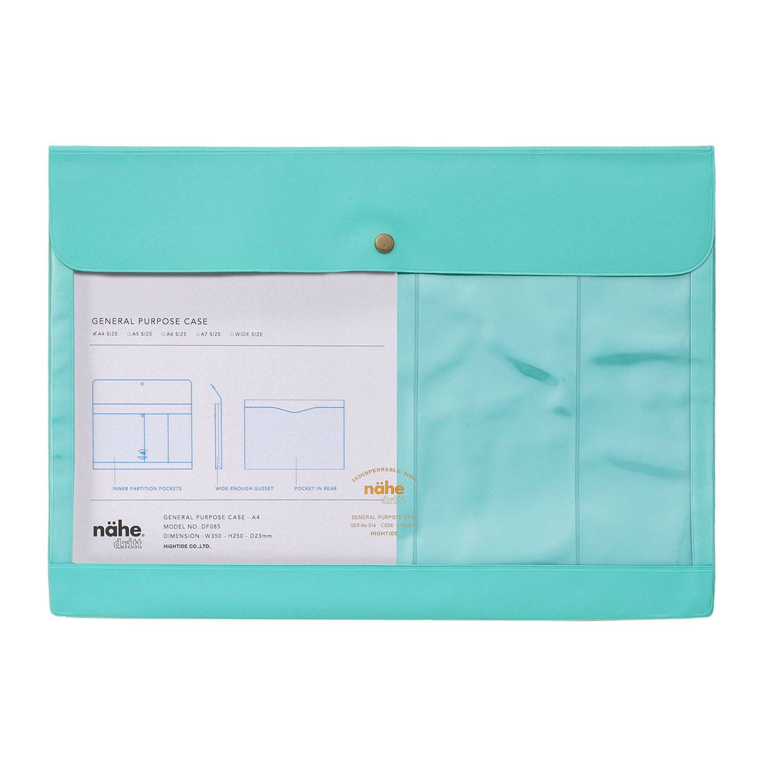 Mint A4 General Purpose Stationery Case