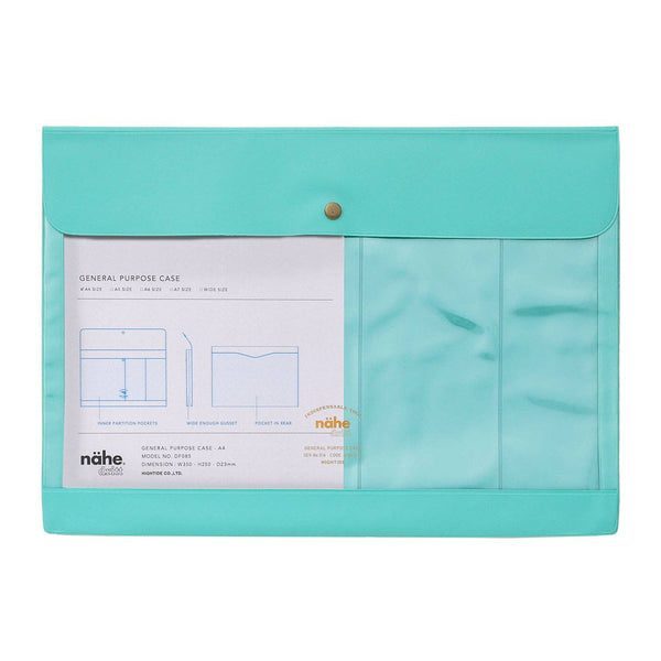 Mint A4 General Purpose Stationery Case