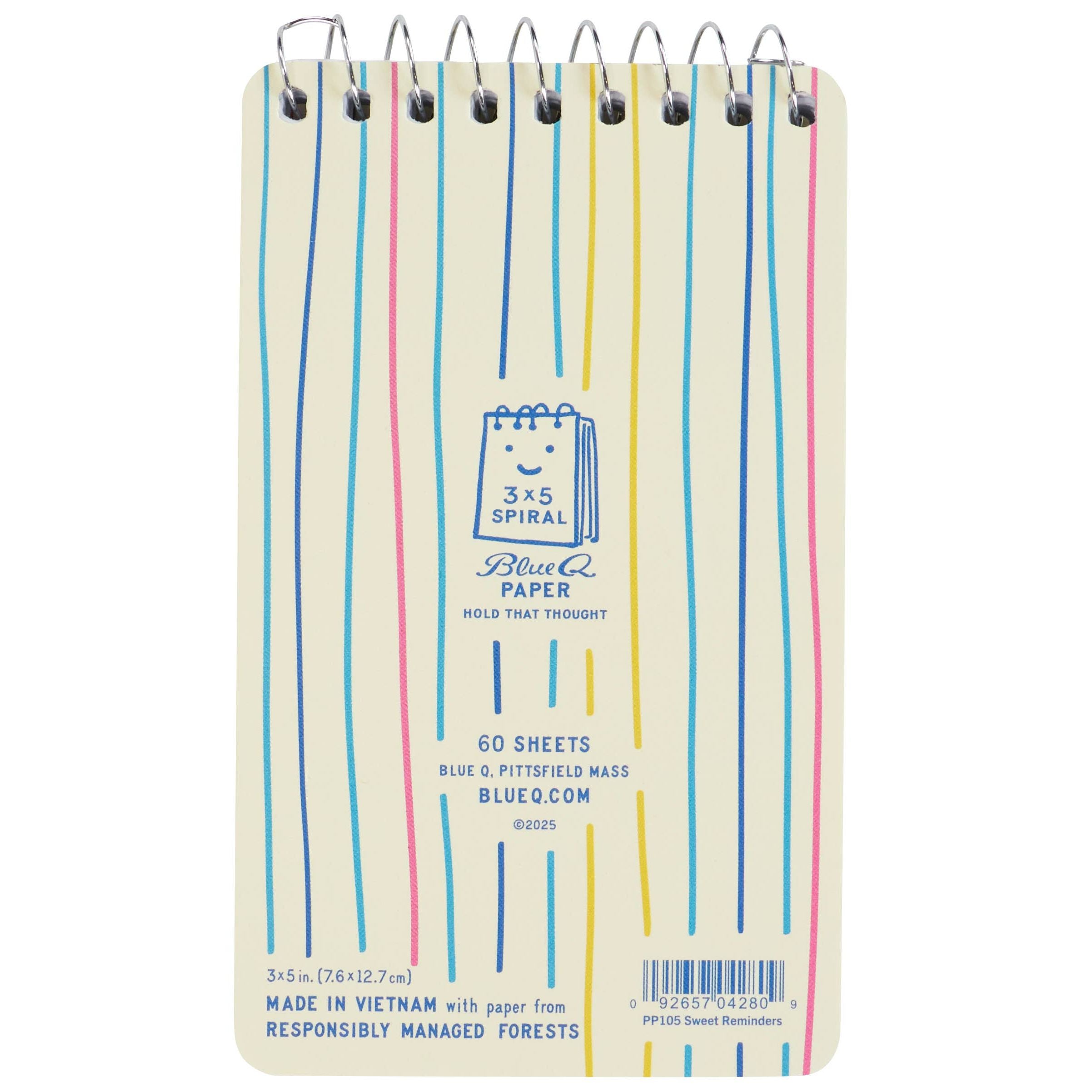 Sweet Reminders Spiral Pocket Notepad