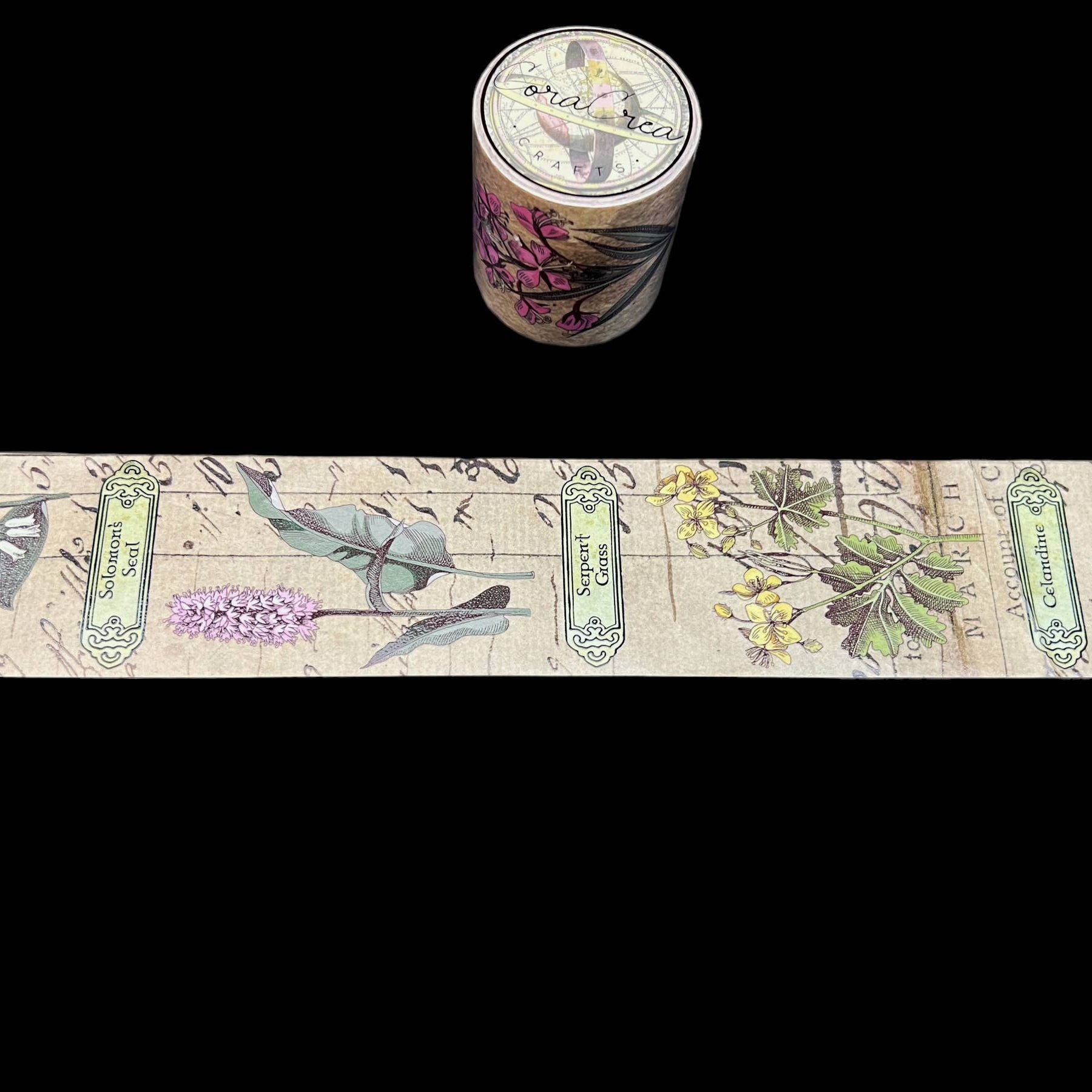 Apothecary Flower Washi Tape
