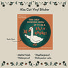 Silly Goose Cartoon Waterproof Vinyl Sticker