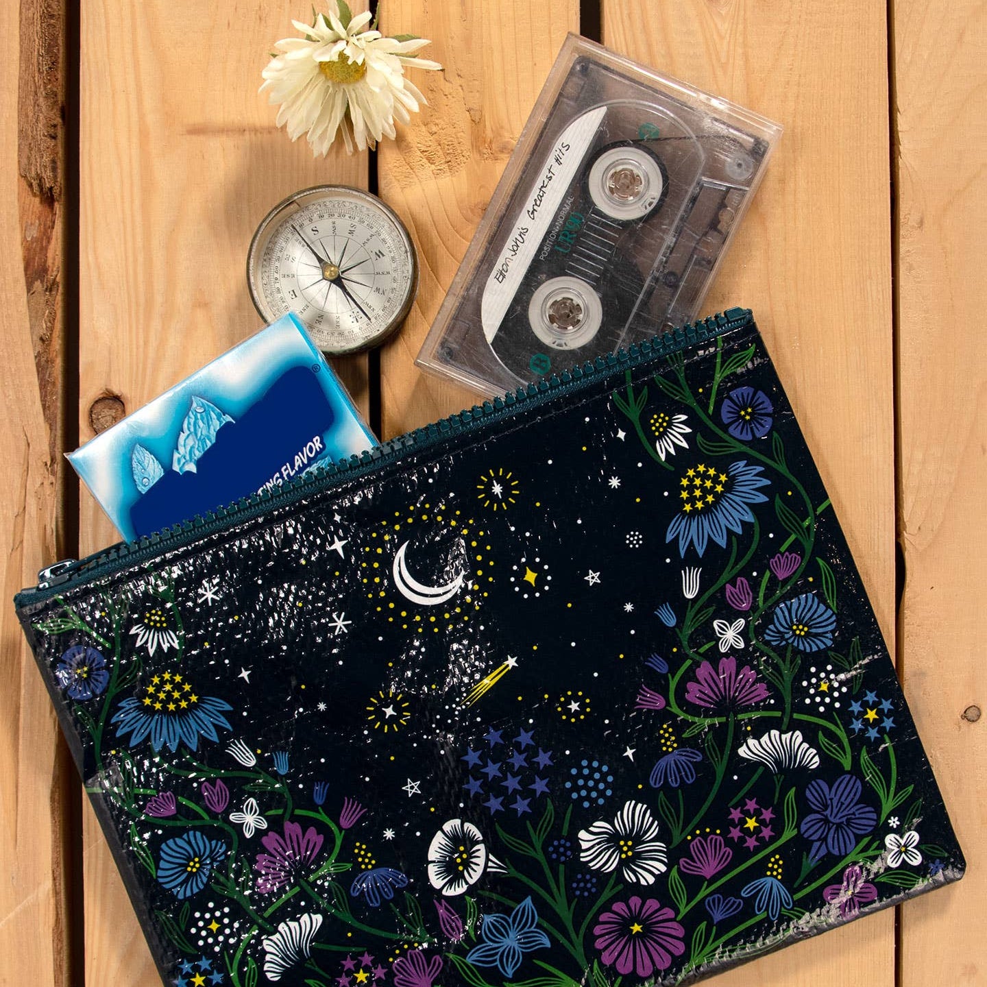 Starry Garden Zipper Pouch