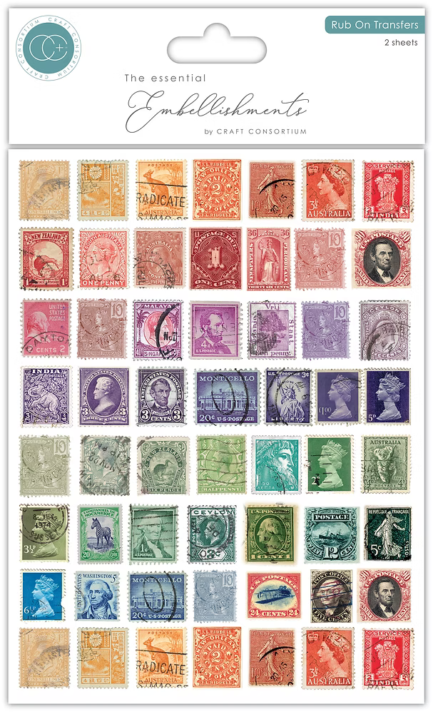 Used Stamps Rub-on Transfers | The Collector