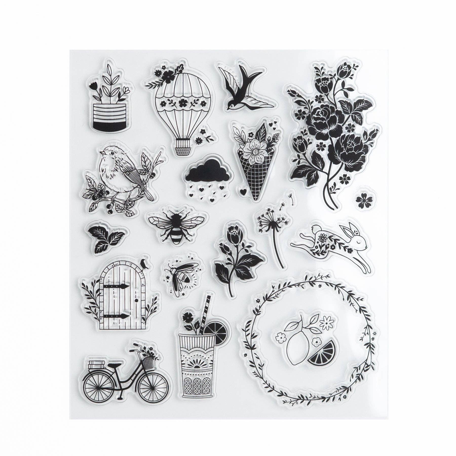 Fave Icons Acrylic Stamp Set
