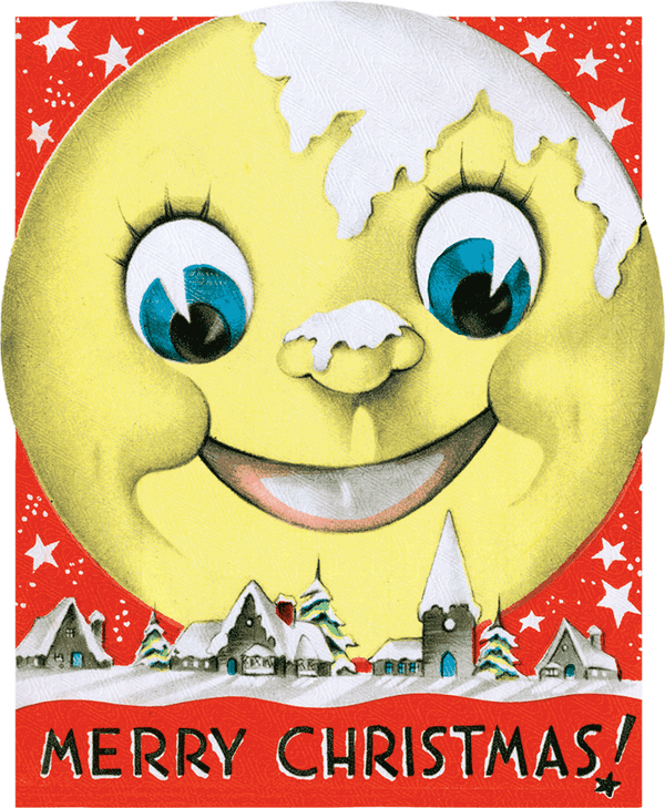 Merry Christmas Die Cut Greeting Card Packet