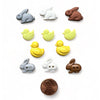 Ducks and Bunnies Craft Buttons