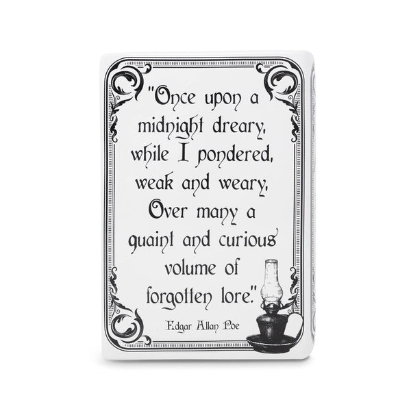 The Raven Large White Book Vase