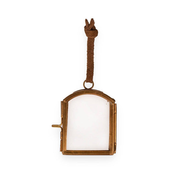 Brass hanging frame