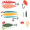 Fishing Lures Lovely Layers Die Set
