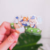 Newsletter Delivery Transparent Vinyl Sticker