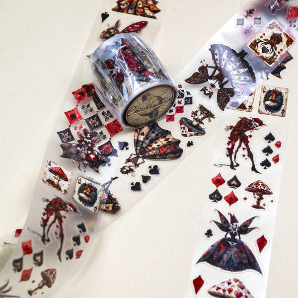Alice's Dark Fairies Kiss-Cut Transparent Tape