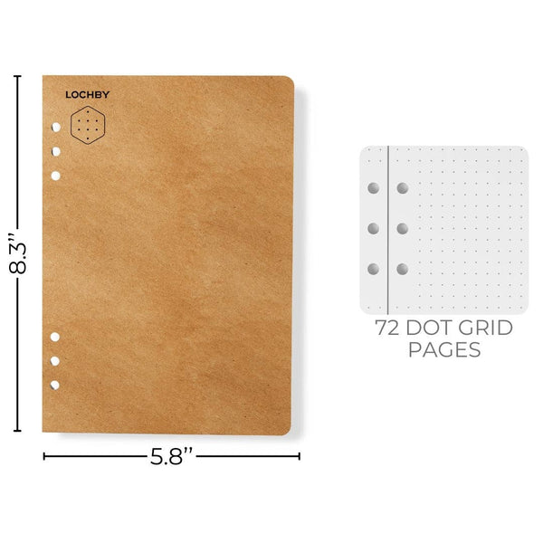 Dot Grid A5 Tomoe River Field Binder Refill