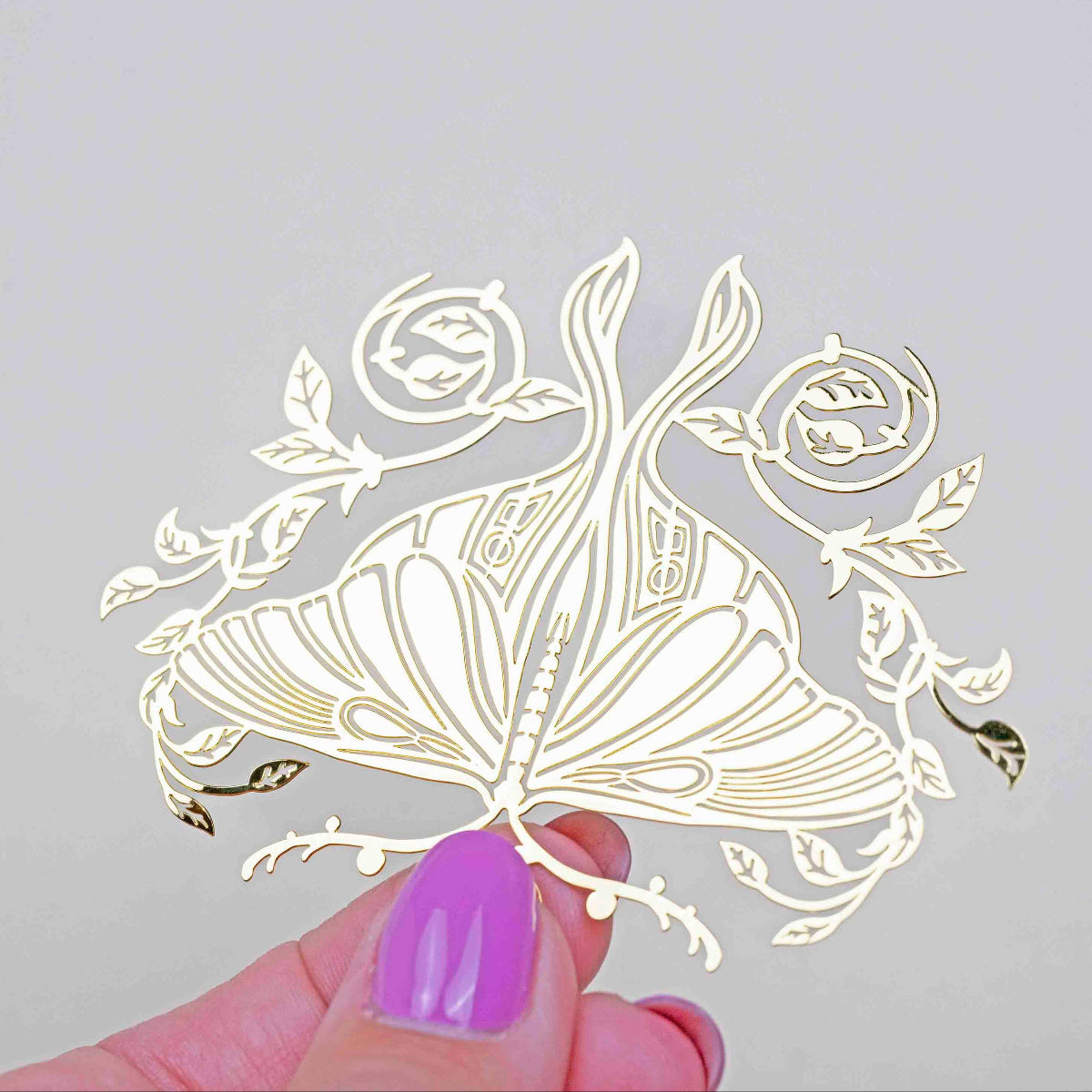 Golden Moth Bookmark