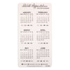 2026 Mini Monthly Calendar Sticker Sheet 2pk