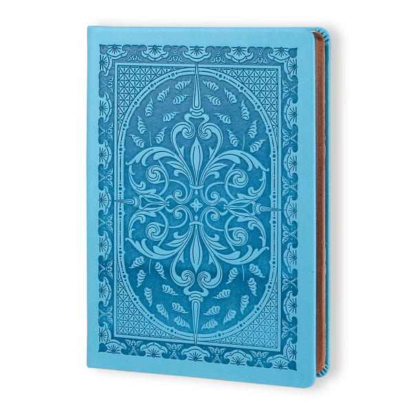Victoria's Journals Vintage Style Diary/Notebook (Light Blue)