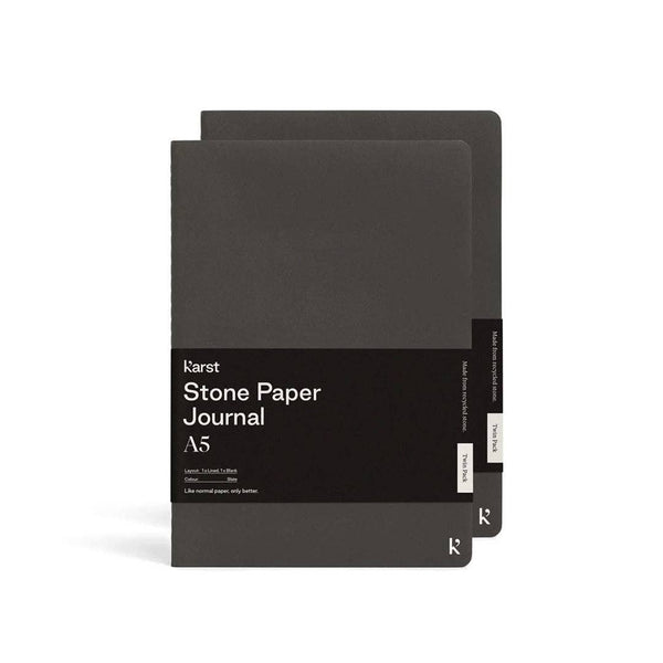 Stone Paper A5 Softcover Daily Journal Twin Pack