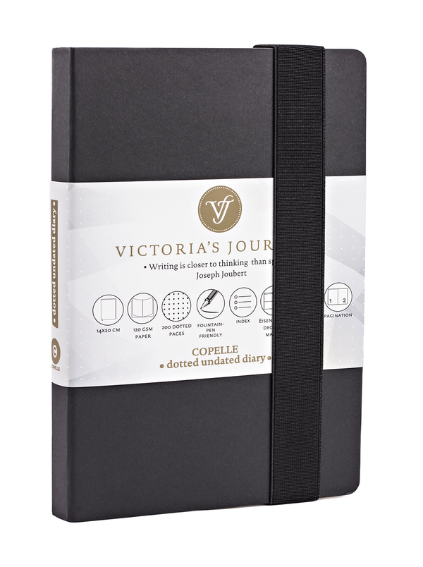 Black Copelle A5 Kraft Dotted Bullet Journal