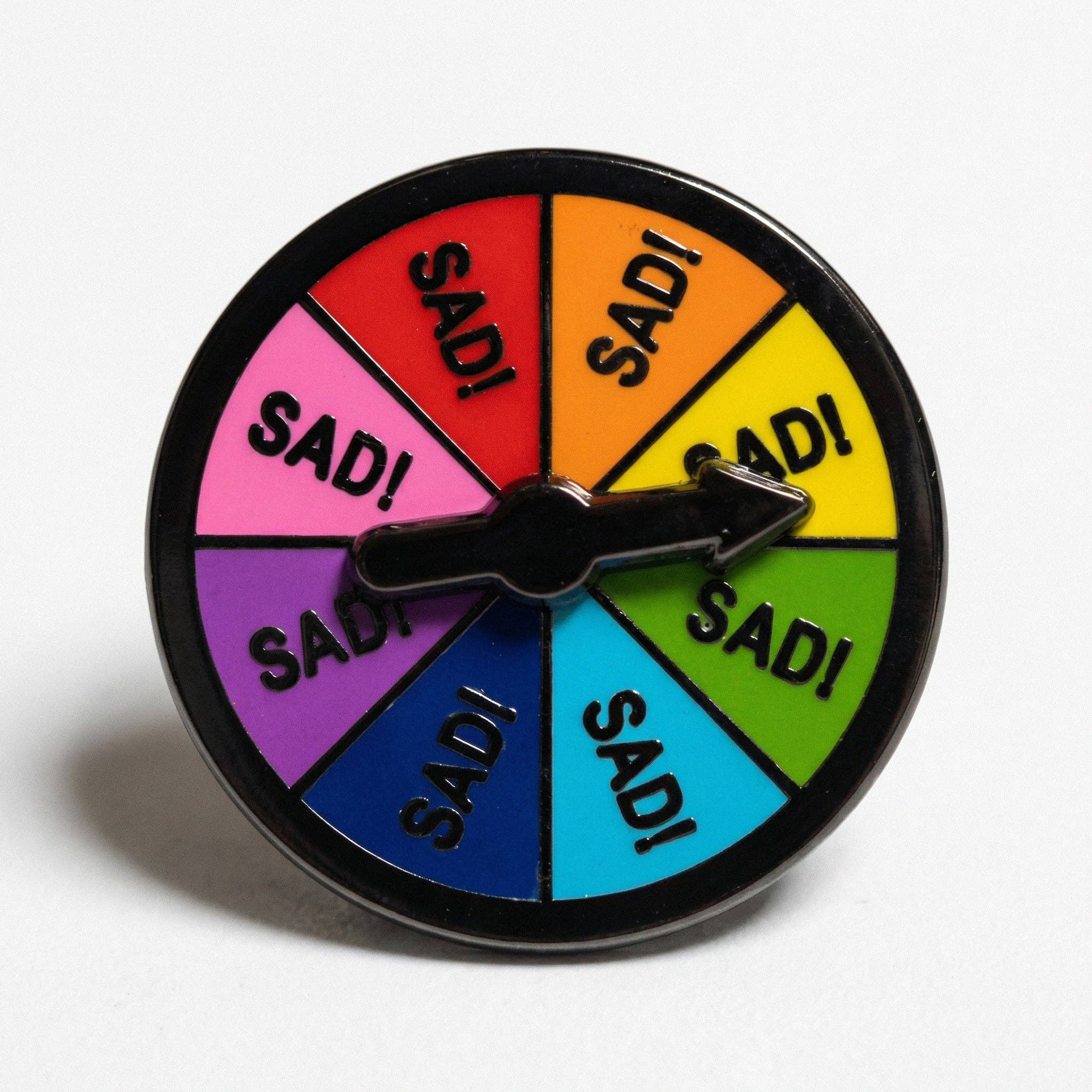 Sad! Spinner Deluxe Pin
