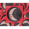Pouty Moon Cartoon Vinyl Waterproof Sticker