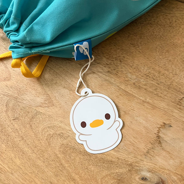 A Lost Duckling Drawstring Pouch Bag