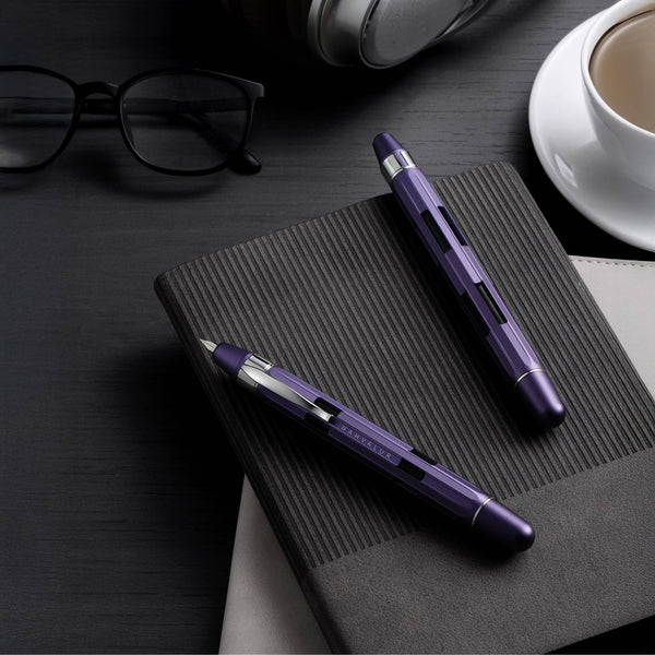 Hepatizon + Silver Eclipse Fountain Pen